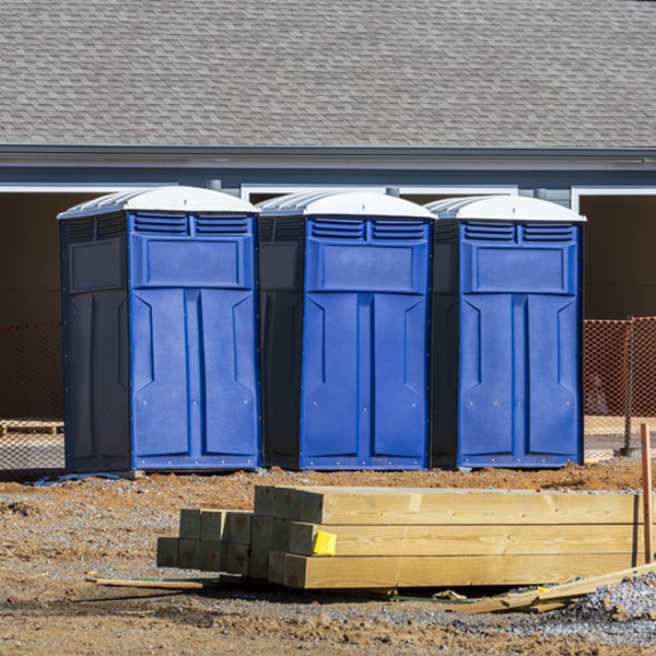 how do you dispose of waste after the porta potties have been emptied in Louise